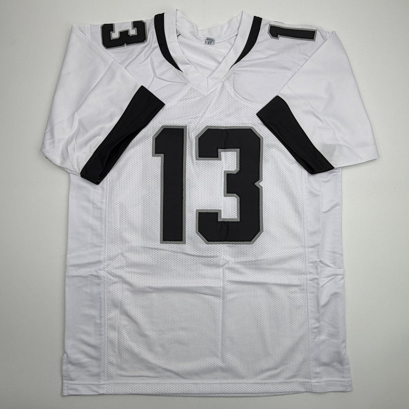 Autographed/Signed Christian Kirk Jacksonville White Football Jersey Beckett BAS COA