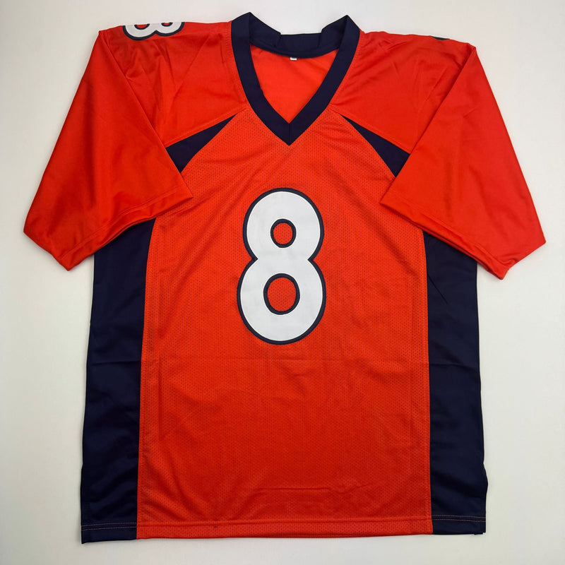 Autographed/Signed Kyle Orton Denver Orange Football Jersey Beckett BAS COA