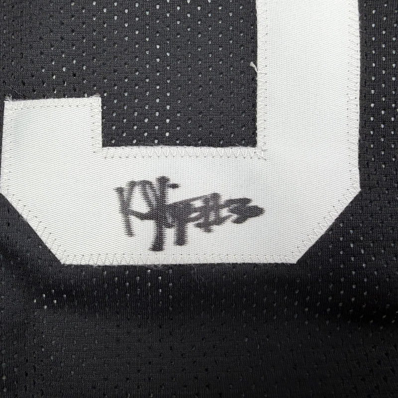 Autographed/Signed Kyle Filipowski Utah Black Basketball Jersey Beckett BAS COA