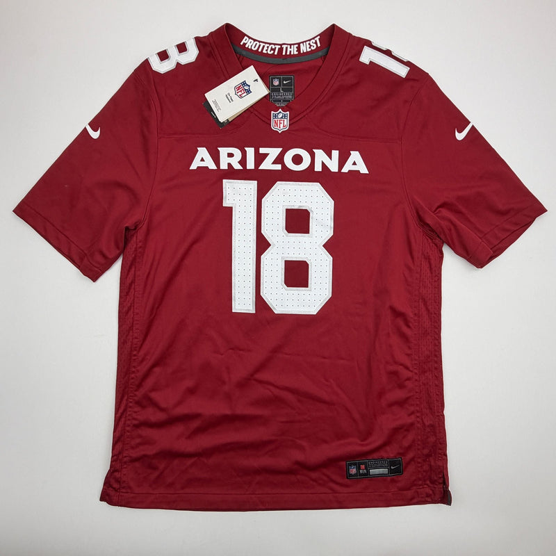 Autographed/Signed Marvin Harrison Jr. Arizona Cardinals Red Authentic Football Jersey Beckett BAS COA