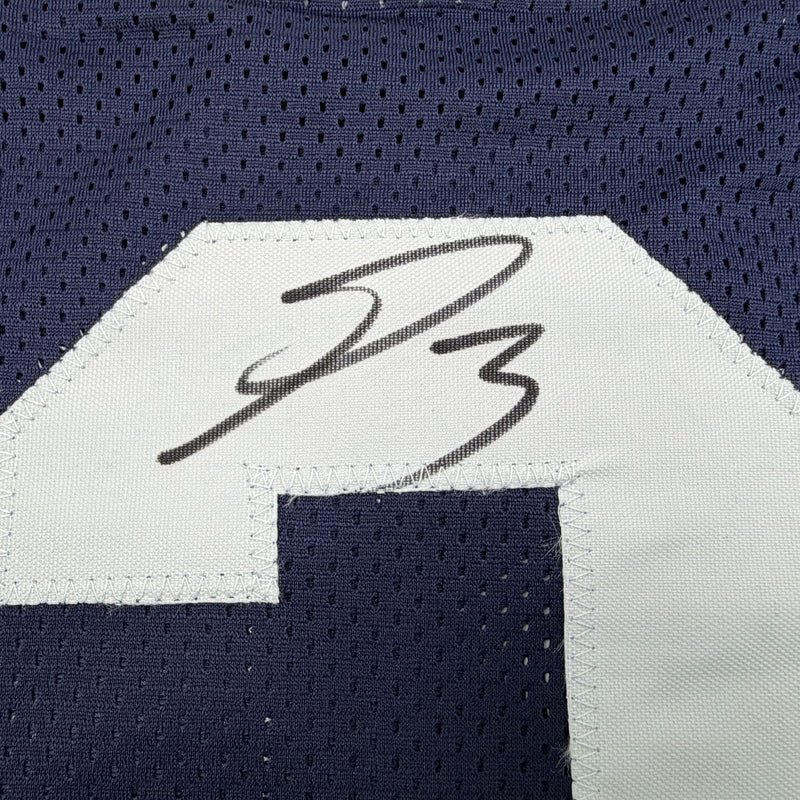 Autographed/Signed George Pickens Dallas Thanksgiving Day Football Jersey JSA COA