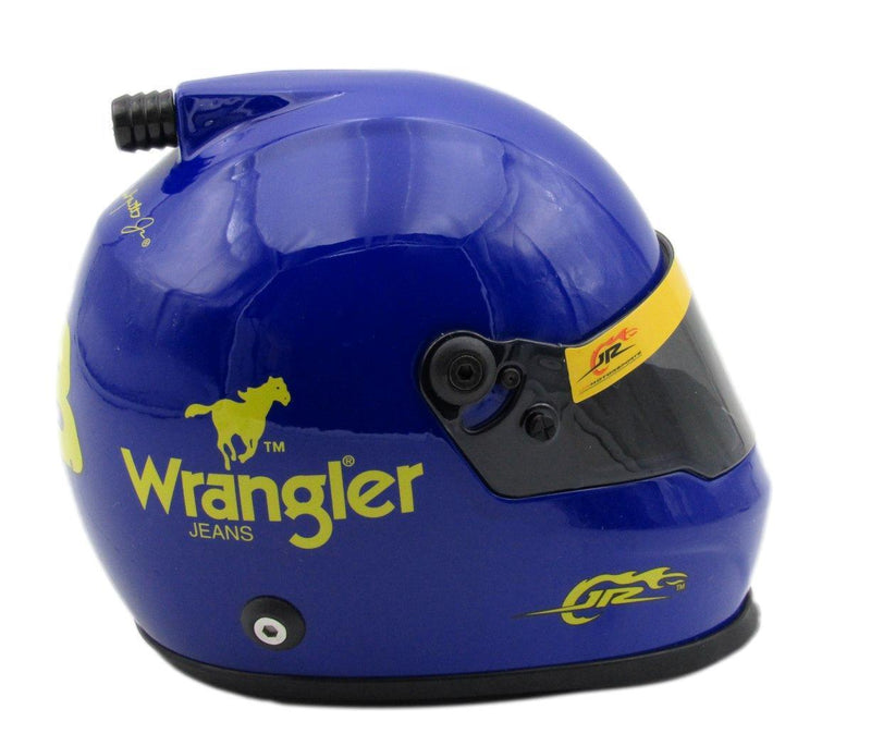 Dale Earnhardt Jr. Signed NASCAR Wrangler #3 Mini Racing Helmet JSA 158201