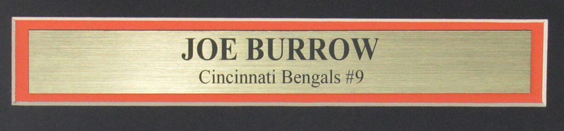 Joe Burrow Bengals Signed/Autographed 16x20 Photo Framed Fanatics 167406