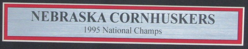 Nebraska 1995 National Champs The Lincoln Journal-Star Newspaper Framed 157879