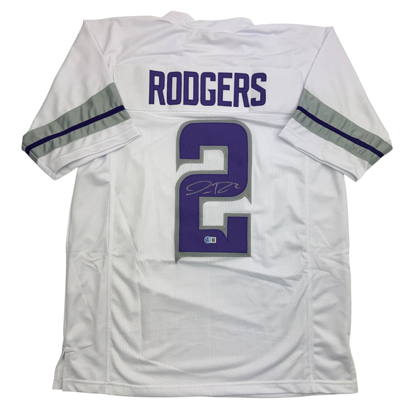 Autographed/Signed Isaiah Rodgers Minnesota White Out Alternate Football Jersey Beckett BAS COA
