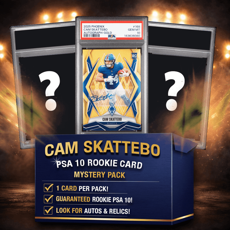 Cam Skattebo PSA 10 Graded Rookie Football Card Mystery Pack