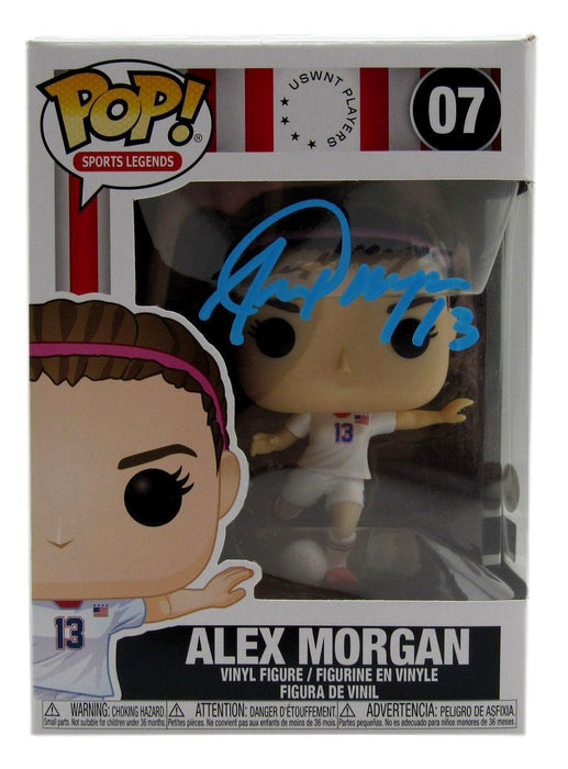 Alex Morgan Autographed/Signed POP! Funko Pop Figurine #07 USA Soccer JSA