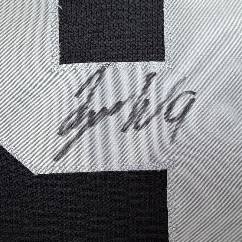 Autographed/Signed Tyree Wilson Oakland Las Vegas Black Football Jersey Beckett BAS COA
