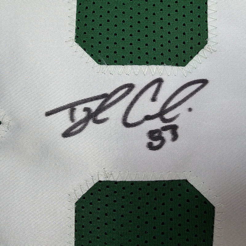 Autographed/Signed Tyler Conklin New York Green Football Jersey JSA COA