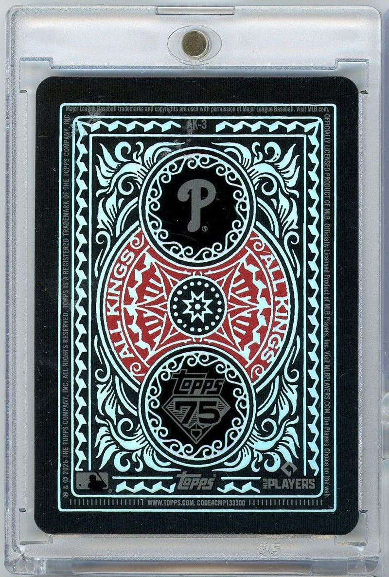2026 Topps Bryce Harper #AK3 All Kings Case Hit Baseball Card