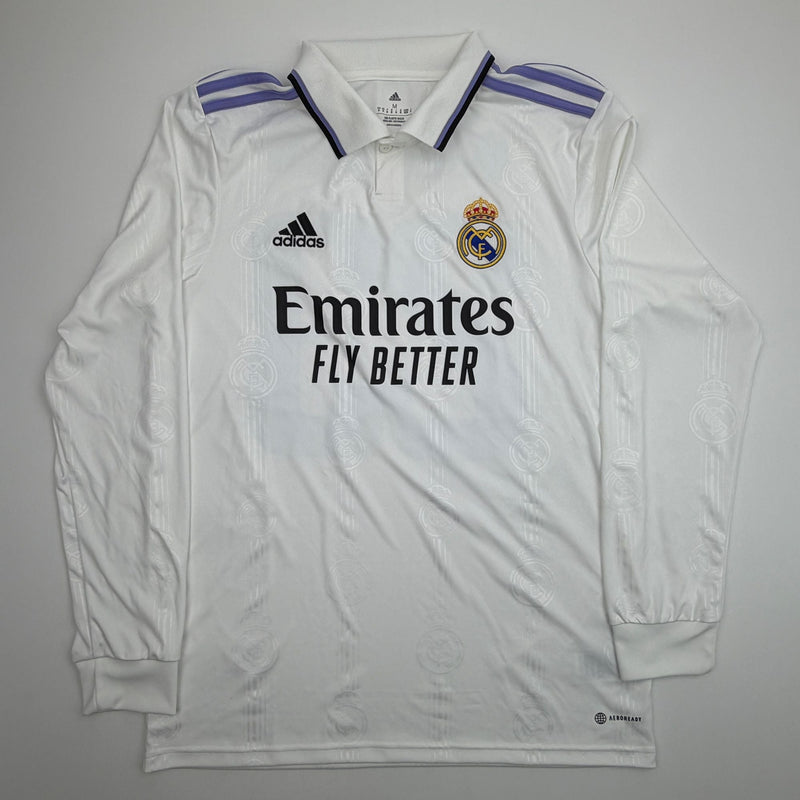 Autographed/Signed David Beckham Real Madrid White Soccer Jersey Panini Authentic COA