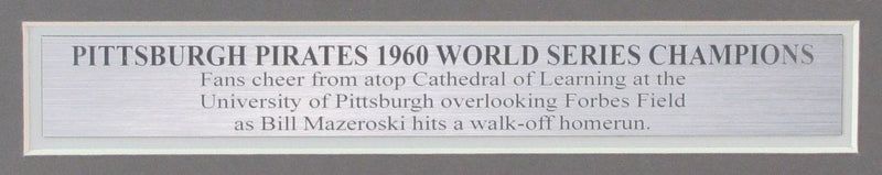 Pittsburgh Pirates 1960 World Series Champions 11x14 Photo Framed 179727