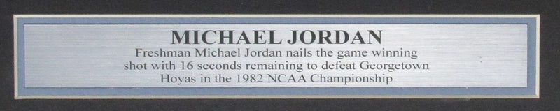 Michael Jordan 1982 THE SHOT  Unsigned 11x14 Photo UNC North Carolina Framed