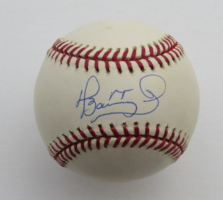 Danys Báez Autographed OML Baseball Cleveland Indians 180624