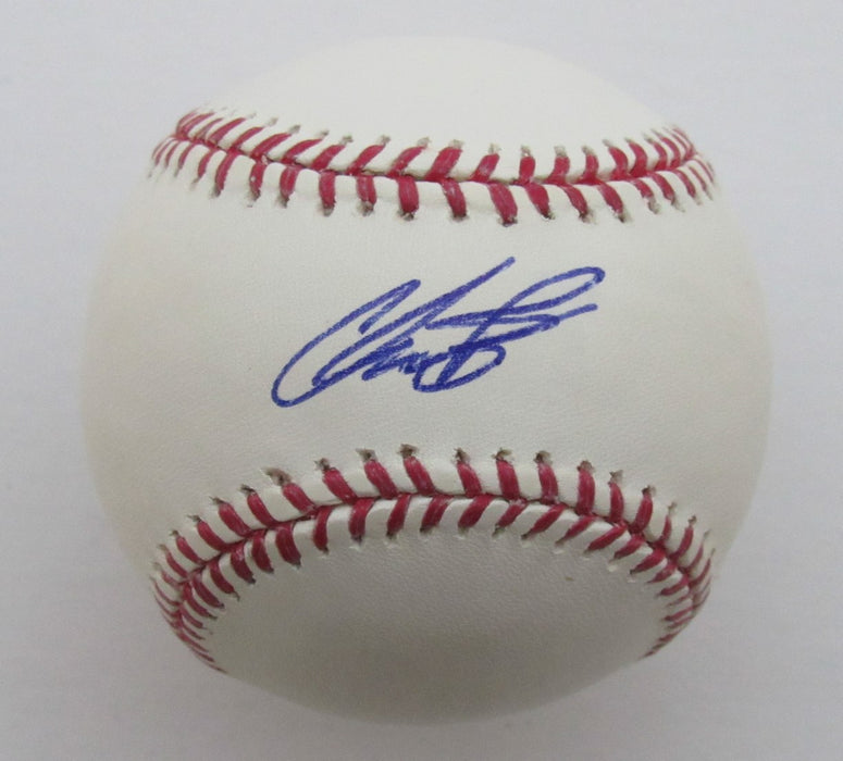 Chris Perez Autographed OML Baseball Cleveland Indians 180638