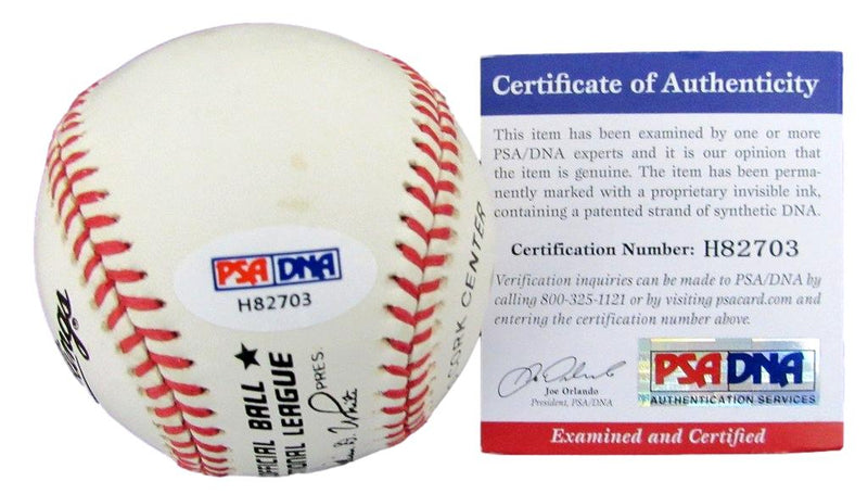 Willie Mays HOF Autographed ONL Baseball San Francisco Giants PSA/DNA 182172