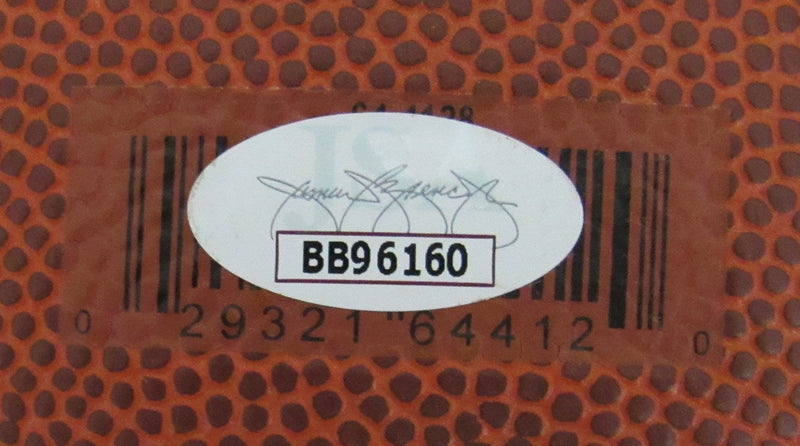 Patrick Ewing Autographed Spalding Basketball New York Knicks JSA 159603