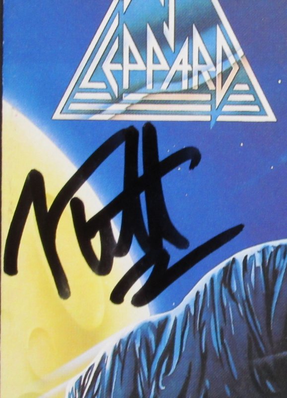 Joe Elliott Autographed CD Cover "On Through The Night" Def Leppard JSA