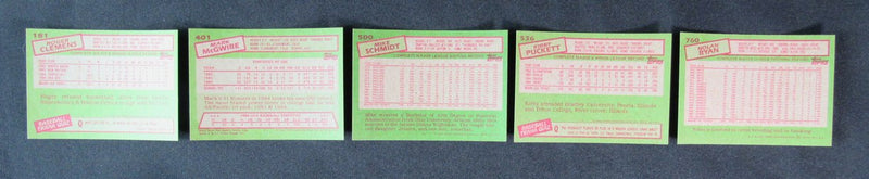 1985 TOPPS BASEBALL COMPLETE CARD SET 1-792 McGWIRE CLEMENS PUCKETT 172191