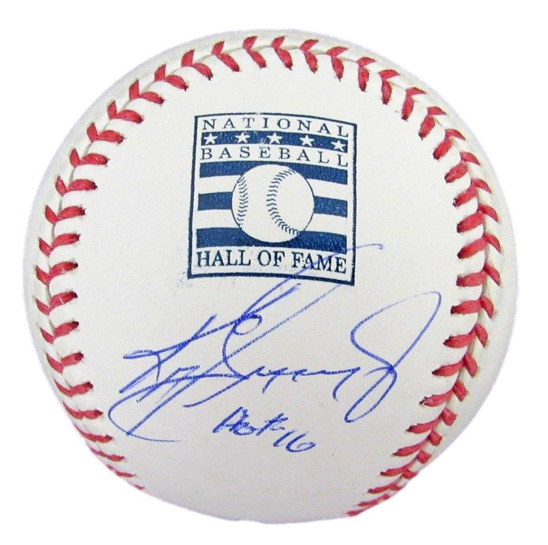 Ken Griffey Jr. HOF Autographed/Inscribed OML Baseball Mariners Beckett 182115