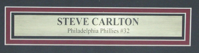 Steve Carlton HOF Autographed/Inscr 16x20 Photo Philadelphia Phillies Framed JSA