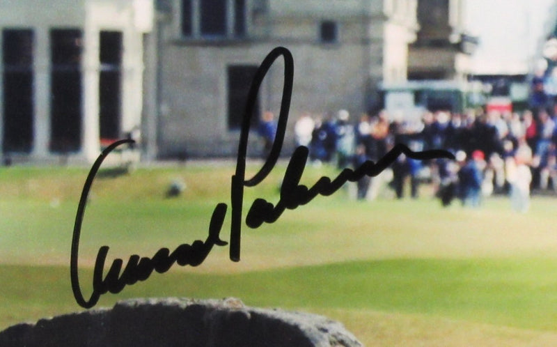 Arnold Palmer Autographed 8x10 Photo 1995 St. Andrews Framed JSA 181860