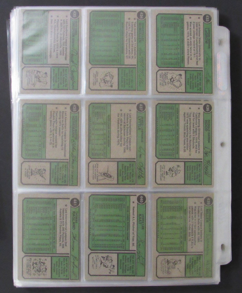 1974 Topps Baseball Complete Set 660 Cards Winfield/Parker/Griffey Sr. RC 180538