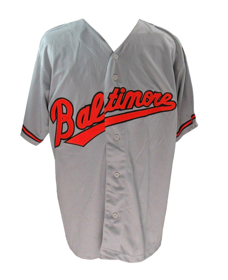 Anthony Santander Signed Gray Custom Baseball Jersey Orioles Beckett 186219
