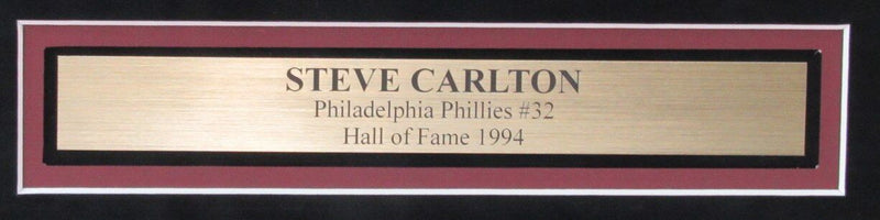 Steve Carlton HOF Autographed 16x20 Photo Phillies Framed PSA/DNA 178399