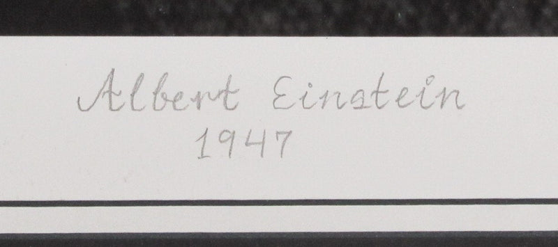 Albert Einstein Fine Art Lithographic Limited Numbered Print Framed 187196