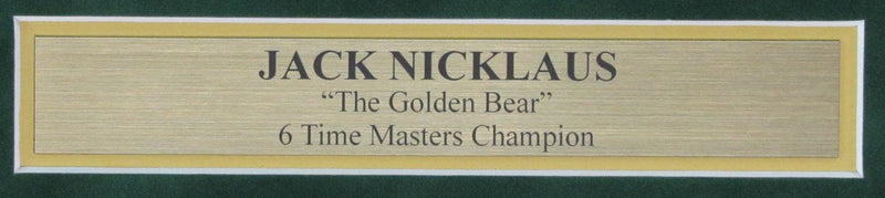Jack Nicklaus 1986 Masters Autographed 8x10 Photo Framed PSA/DNA 189728