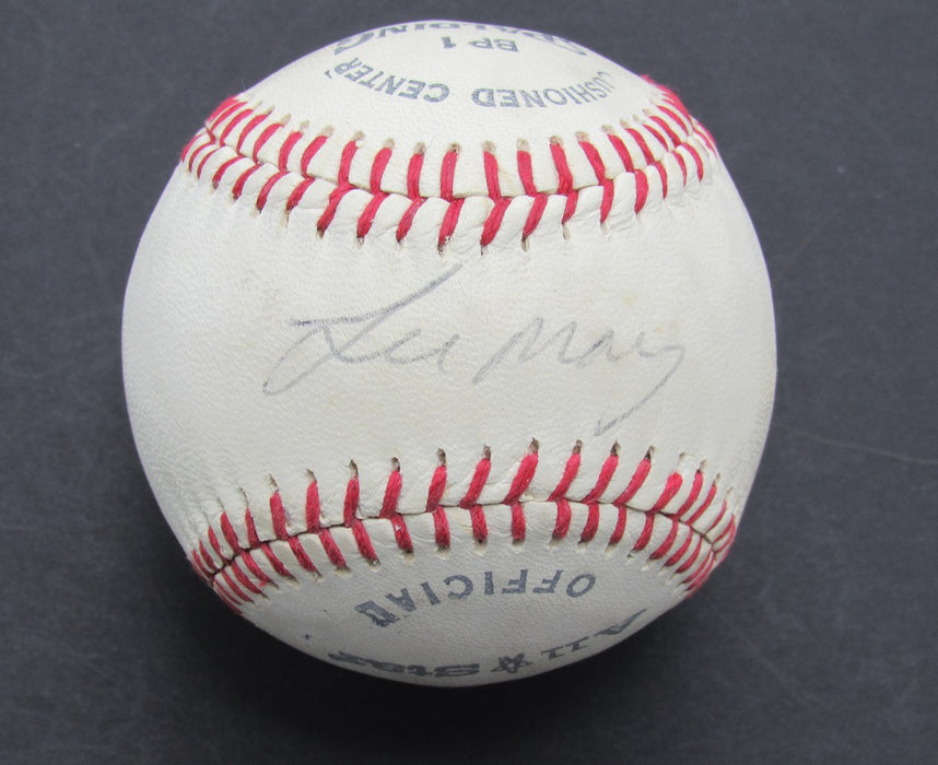 Lee May Baltimore Orioles Signed/Autographed Spalding Baseball JSA 189856