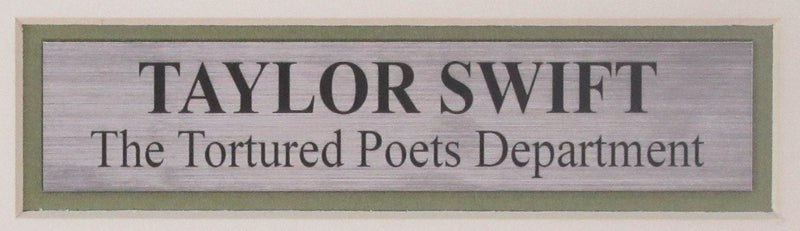 Taylor Swift Signed "Tortured Poets Department" Photo Collage Framed PSA 190512