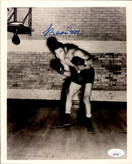 Beau Jack Signed/Autographed 8x10 B/W Boxing Photo JSA 191045