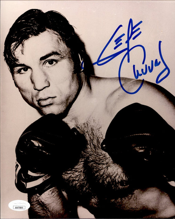 George Chuvalo Signed/Autographed 8x10 B/W Boxing Photo JSA 191049