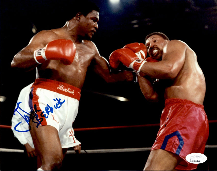 Trevor Berbick Signed/Autographed 8x10 Boxing Photo JSA 191054