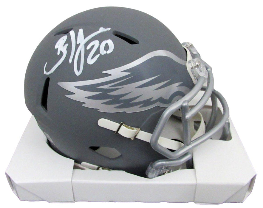 Brian Dawkins HOF Signed/Autographed Eagles Slate Mini Helmet PSA/DNA 190728