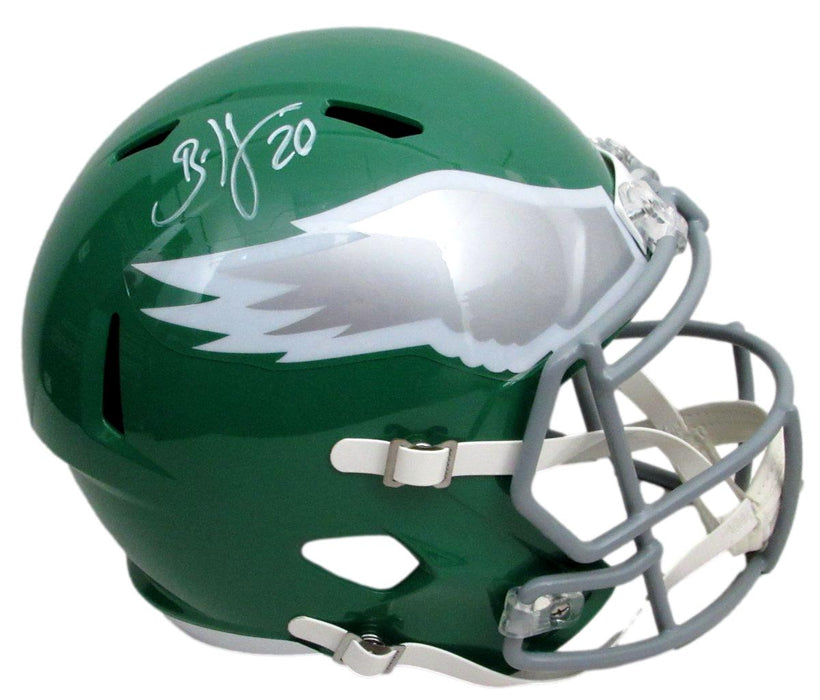 Brian Dawkins Signed Eagles Kelly Full Size Speed Replica Helmet PSA/DNA 190729