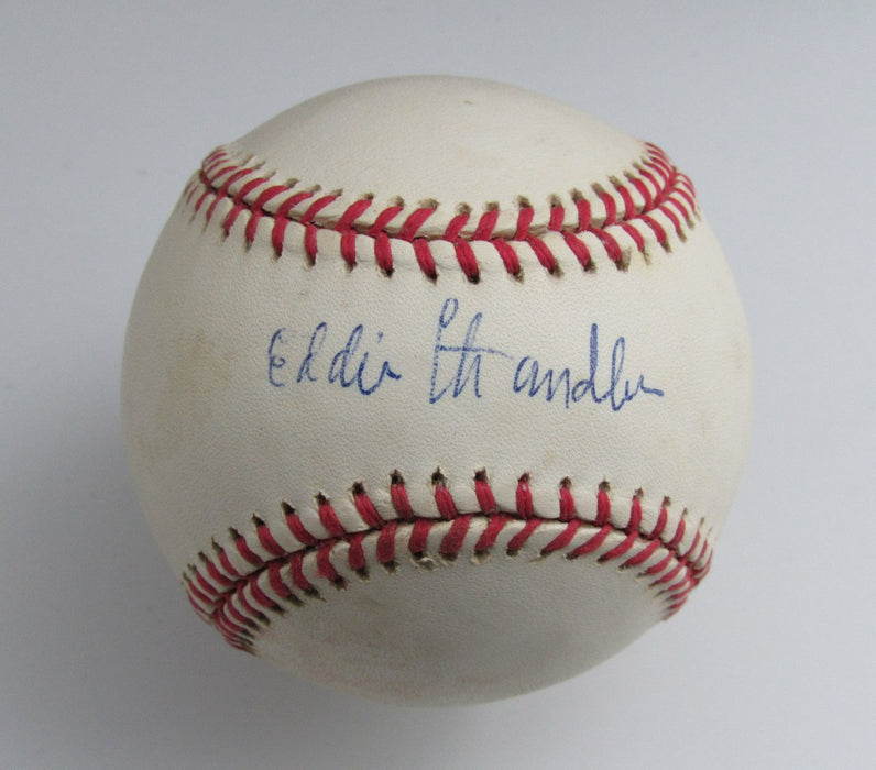Ed Chandler Autographed/Signed ONL Baseball Brooklyn Dodgers PSA/DNA 191632