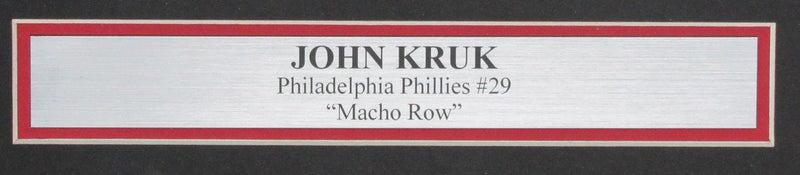 John Kruk Signed/Auto 11x14 Photo Philadelphia Phillies Framed Beckett 192133