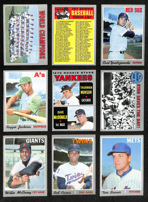 1970 Topps Baseball Card Complete Set (1-720) Seaver Munson Clemente Ryan 189641