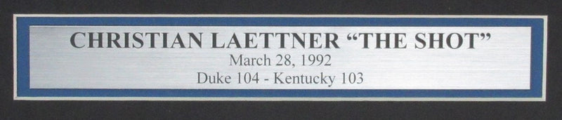 Christian Laettner Signed/Auto 16x20 Photo "The Shot" Duke Framed JSA 190836