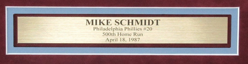 Mike Schmidt HOF Signed/Autographed 16x20 Photo Phillies Framed PSA/DNA 192186