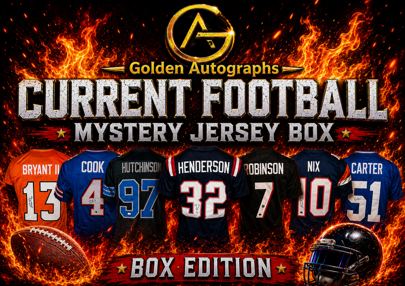 Signed Current Football Stars Jersey Mystery Box