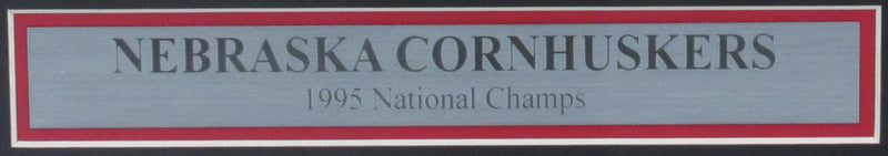 Nebraska 1995 National Champs The Lincoln Journal-Star Newspaper Framed 157899