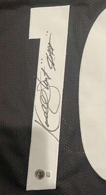 Kordell Stewart Signed Steelers Custom Jersey w/ Slash Beckett Witness BAS COA