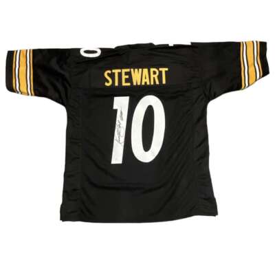 Kordell Stewart Signed Steelers Custom Jersey w/ Slash Beckett Witness BAS COA
