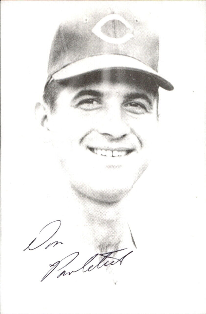 Don Pavletich Reds Signed/Autographed 3x5  Photo 178704