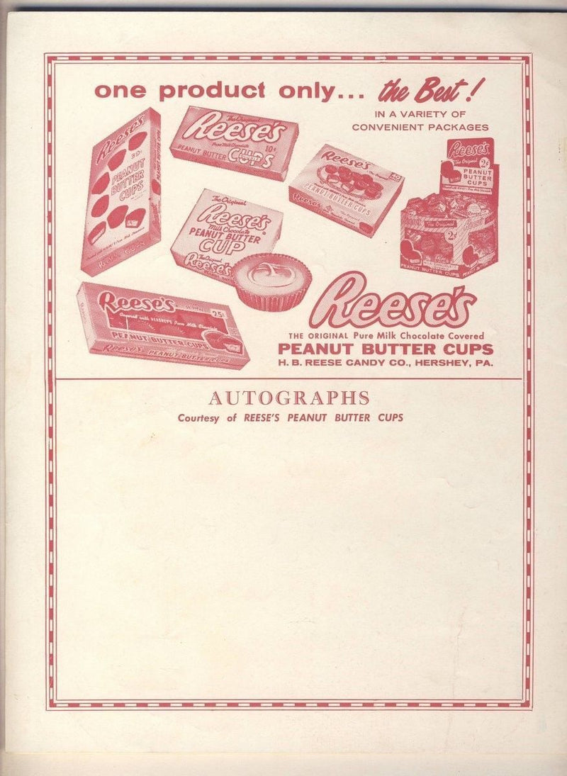 Hershey Bears 1963 Program vs. Cleveland AHL 127978