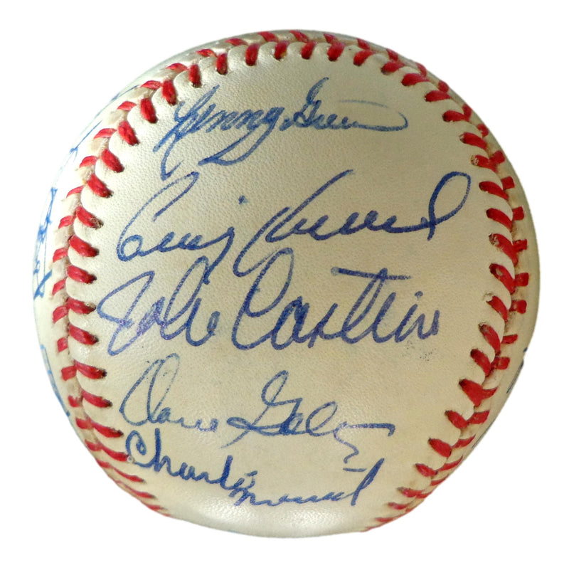 Minnesota Twins Multi-Autographed by 10 Pleayers OAL Baseball 179887